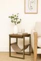 Bernards Elure Latte Sling Chairside Table-1