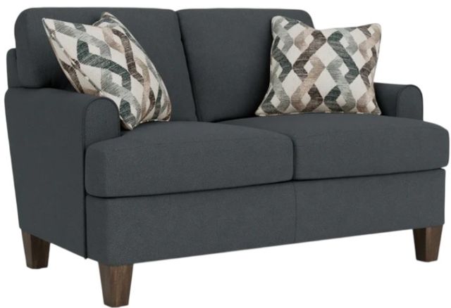 Flexsteel® Customizable Moxy Rounded Mailbox Arm Loveseat-4