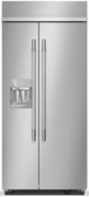 KitchenAid® 36" 20.8 Cu. Ft. PrintShield™ Stainless Steel Built In Side-by-Side Refrigerator with Exterior Water and Ice Dispenser-0