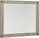 Miroir de commode Naydell, gris rustique, Benchcraft®-1