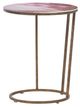 Fairfield® Impressionable Surfaces Red Accent Table with Bronze Base-0