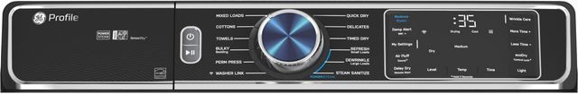 GE Profile™ 7.8 Cu. Ft. Carbon Graphite Front Load Electric Dryer-3