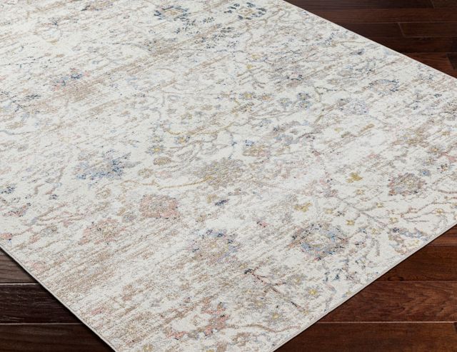 Surya Lavadora Brown/Ivory 5'x7' Area Rug-1