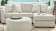 Furniture of America® Saltney 2-Piece Ivory Right-Arm Facing Sectional and Chaise-0