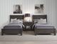 aspenhome® Mill Creek Carob Youth Twin Panel Storage Bed-1
