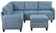 Homelegance® Garren 6-Piece Blue Sectional Modular with Storage and Ottoman-2