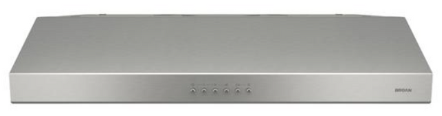 Broan® Glacier Series 30" Stainless Steel Under Cabinet Range Hood