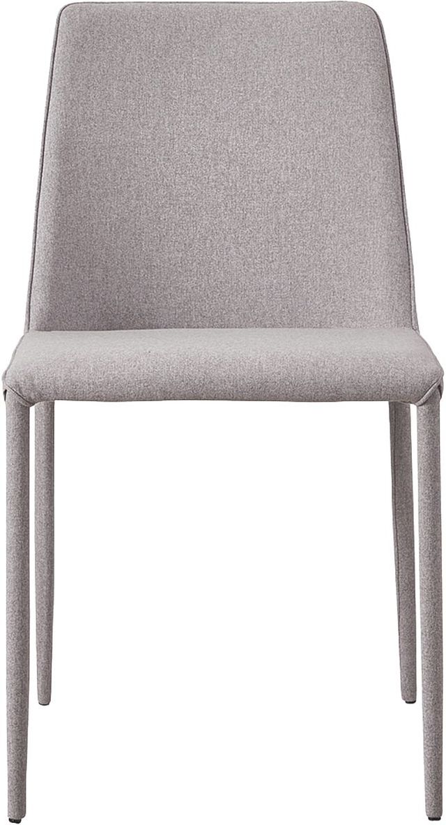 Moe's Home Collection Nora 2-Piece Light Grey Dining Chair Set-1