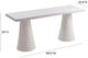 TOV Furniture Dayana White Desk-2