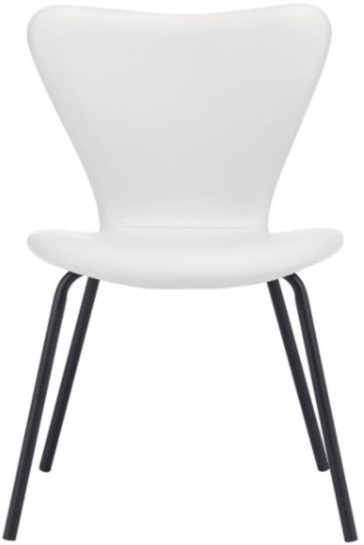 Zuo® Modern Torlo White Dining Chair -2