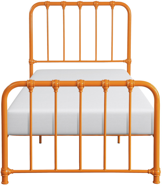 Homelegance® Bethany Orange Twin Platform Bed-2