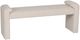Linon Lollie Cream Corduroy Bench-0