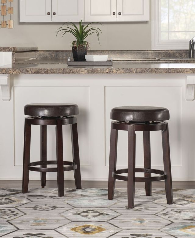 Linon Maya Brown Counter Stool-1