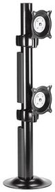 Chief® Black Dual Monitor Vertical Grommet Mount-0