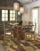 Signature Design by Ashley® Ralene Medium Brown Upholstered Counter Stool-1