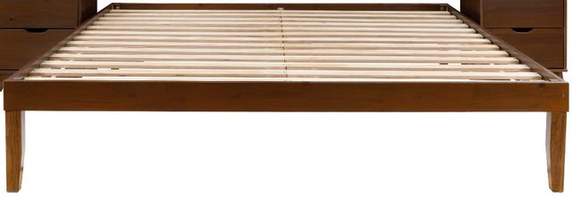 Powell® Portix 3-Piece Walnut King Simple Bedroom Set-1