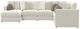 Jackson Furniture Ritzy 6-Piece Bone Left-Arm Facing Sectional and Chaise-3