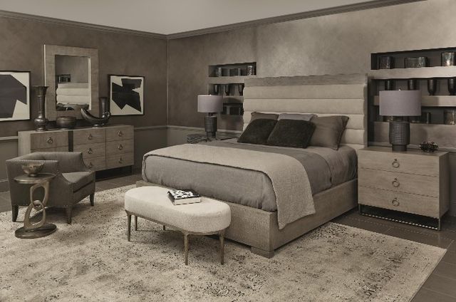 Bernhardt Linea Cerused Greige 36" Nightstand-1