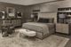 Bernhardt Linea Cerused Greige 36" Nightstand-1