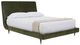 American Leather® Customizable Menlo Park Leather Queen Upholstered Panel Bed-0