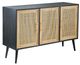A & B Home Black/Light Brown TV Cabinet-0