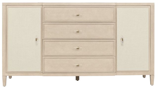 Hooker® Furniture Melange Be My Guest Polished Limestone Dresser-2