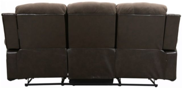 Homelegance® Cranley Chocolate Manual Double Reclining Sofa-3