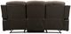 Homelegance® Cranley Chocolate Manual Double Reclining Sofa-3