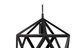 Furniture of America® Mea Black Ceiling Lamp-1
