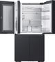 Samsung Bespoke 29.0 Cu. Ft. Matte Black Steel 4-Door Flex French Door Refrigerator in Customizable Panel-2