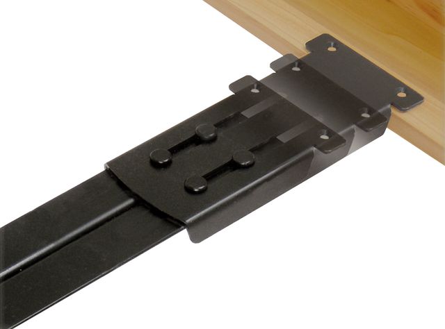 Knickerbocker™ Bed Architecture™ Bedbeam™ II Black One Size Bed Slat Support System-4