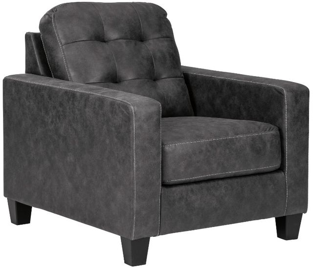 Benchcraft® Venaldi Gunmetal 3-Piece Living Room Seating Set-2