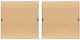 Olliix by Urban Habitat Abstract Groove 2 Piece Multi Framed and Matted Wall Art Set-3
