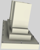 Vent-A-Hood® 60" Biscuit Contemporary Island Range Hood-1