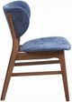 ACME Furniture Bevis 2-Piece Blue/Walnut Side Chair Set-4