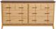 Whittier Wood® Furniture Addison Duet 70" Low Dresser-3