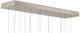 Currey & Company Daze Multi-Drop Antique Brass/Painted Silver/White Pendant Lighting-2