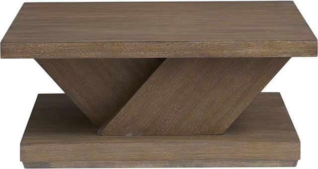 Magnussen Home® Lansbury Antique Wheat Square Cocktail Table with Casters-1