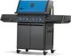 Napoleon 50th Anniversary Edition Prestige® 500 4-Burner Black Freestanding Natural Gas Grill with Heritage Blue Lid-3