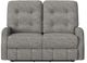Flexsteel® Customizable Devon Fabric Manual Reclining Loveseat-3