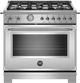 Bertazzoni Heritage Series 36" Stainless Steel Pro Style Gas Range-0