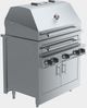 Kalamazoo™ Hybrid Fire K750HB 3-Burner Stainless Steel Built In Natural Gas Grill-2