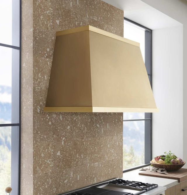 Monogram® Designer Collection 53" Brass Wall Mounted Range Hood-1