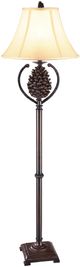 Crestview Collection Pine Creek Brown Floor Lamp-1