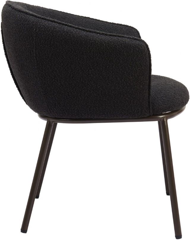 Zuo® Modern Essen Black/Bronze Dining Arm Chair-2