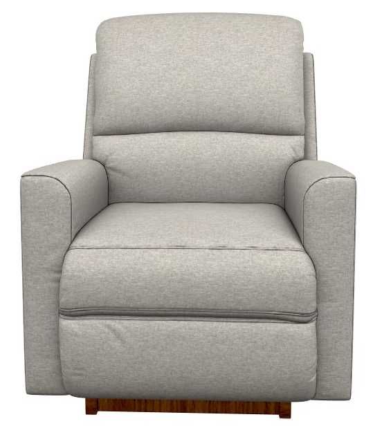 La-Z-Boy® Wynne Fog Power Rocking Recliner with Headrest and Lumbar-1