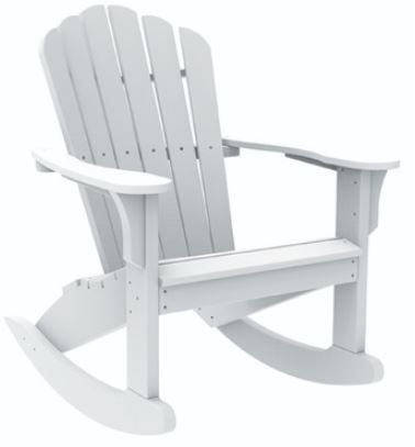 Seaside Casual Coastline Harbor View Adirondack Rocker-0