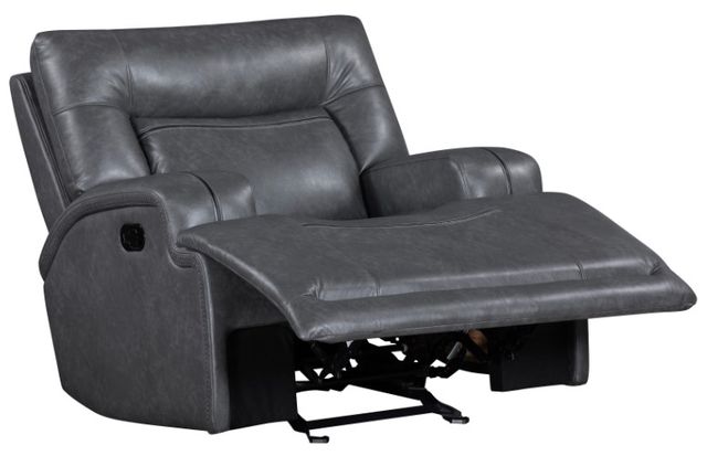 New Classic® Home Furnishings Titan Gray Manual Glider Recliner-3
