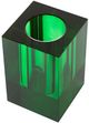 A & B Home Green Rectangular Glass Vase-2
