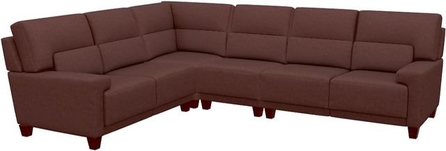 La-Z-Boy® Draper 4-Piece Brick L-Shape Sectional-0